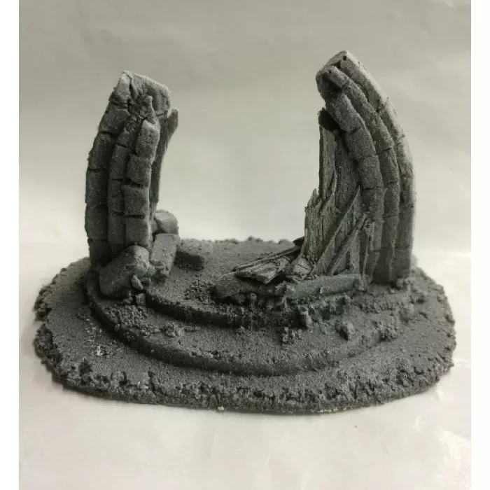 28mm Battle Zone Damage Church Arch