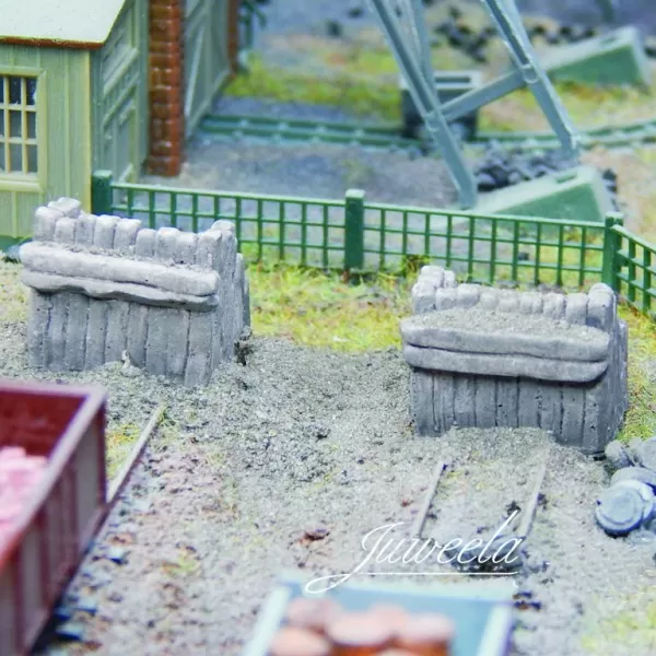 BUFFER STOP, WOOD-BUILT N gauge