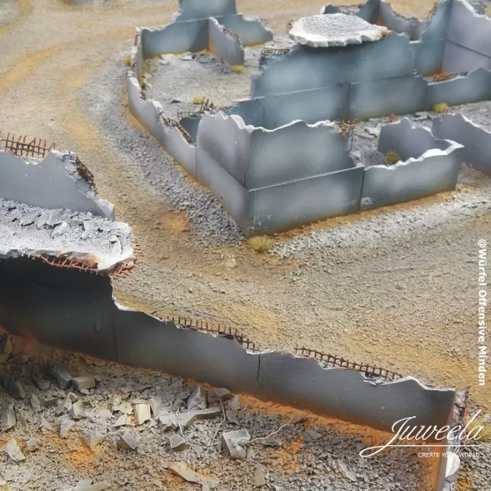 Reinforced Concrete Plates 34 X 17mm Juweela 20034