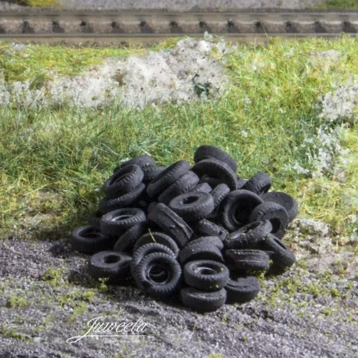 Old Tyres TT 1:120 scale  Juweela 21202