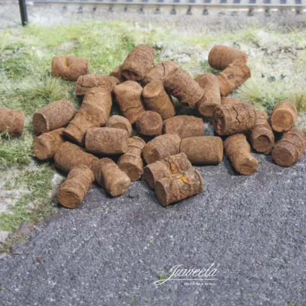 Rusty Old Drums or Barrels TT 1:120 scale  Juweela 21206