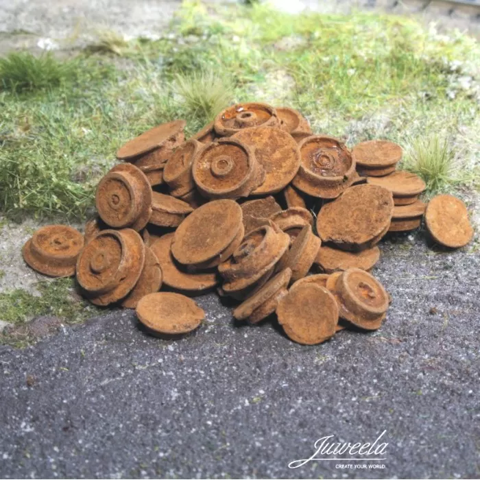 Railway Wheels Rusty TT and N gauge Juweela 21216