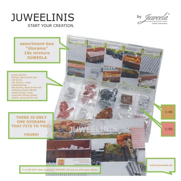 Juweelinis Diorama Assortment Box 1:45 Juweela 24177