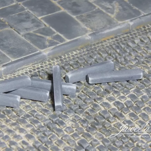 Pavement Curb Stones Individual O Gauge 1:50