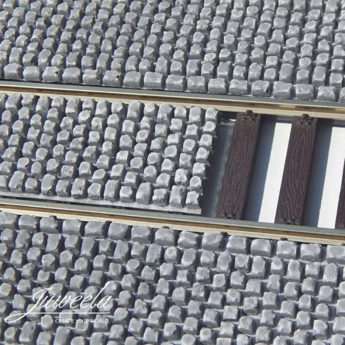 Flexyway Granite Sett Track Infills 1:45 Juweela 24245