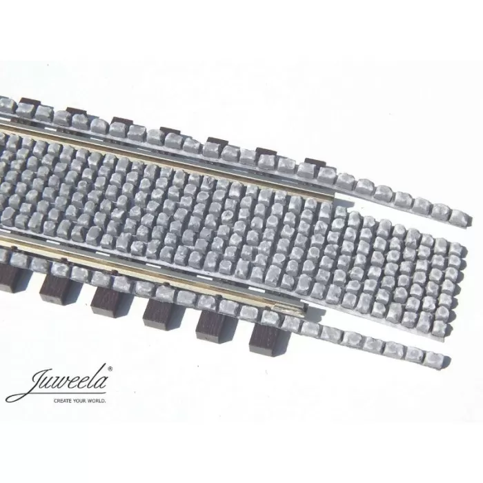 Flexyway Granite Sett Track Infills 1:45 Juweela 24245