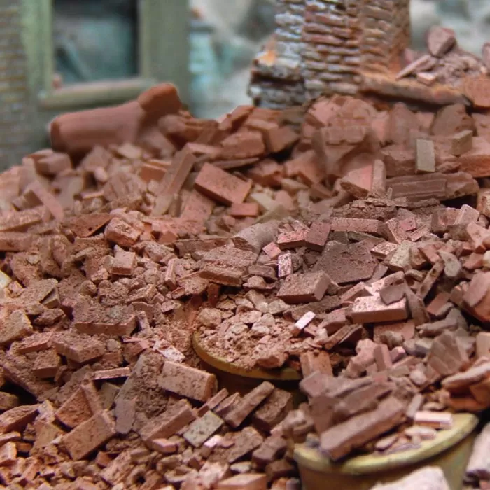 Real Red Brick Rubble OO Juweela