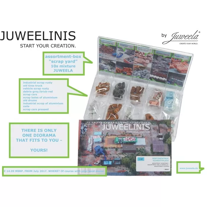 Juweelinis Scrapyard Assortment Box 1:87 OO  Juweela 28237
