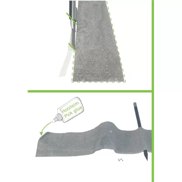 Flexyway Granite Sett Road Straight  N gauge Juweela 21278