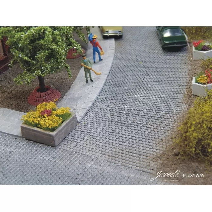 Flexyway Granite Sett Road Starter Set  OO