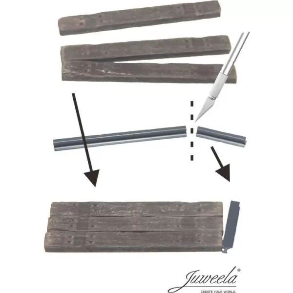 Wooden Sleeper Retaining Wall or Platform Edge OO