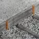 Wooden Sleeper Retaining Wall or Platform Edge OO