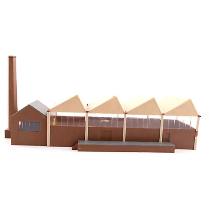 Old Factory With Chimney    N Gauge