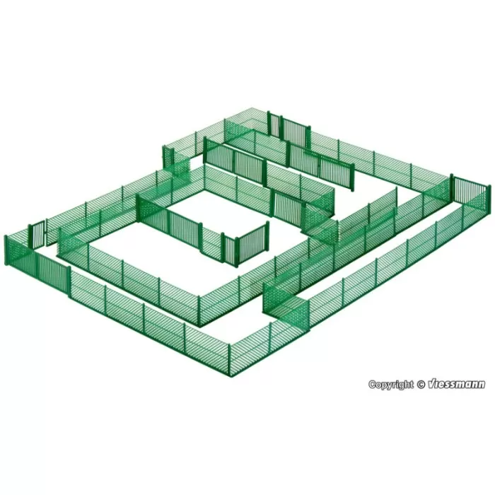 Wire mesh fence OO 2800mm Green