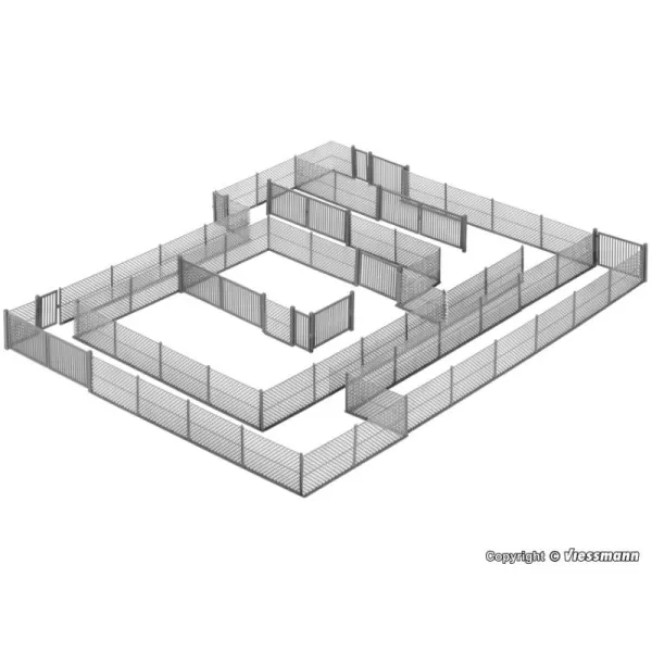 Wire Mesh Fence OO 2800mm Grey