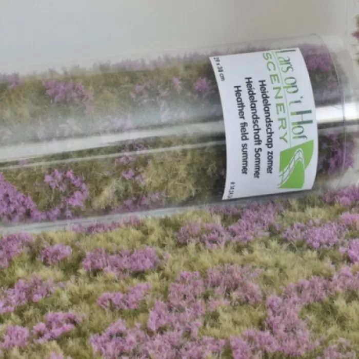 Landscape Mat Grass, Heather Field Summer Meadow.  Lars op 't Hof Scenery