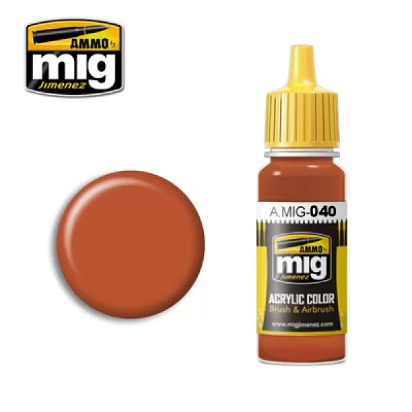 Medium Rust Acrylic Paint   A.MIG-0040