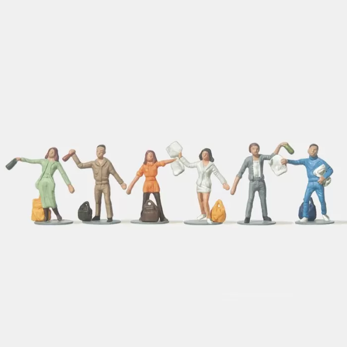 People Recycling Putting out the Rubbish OO