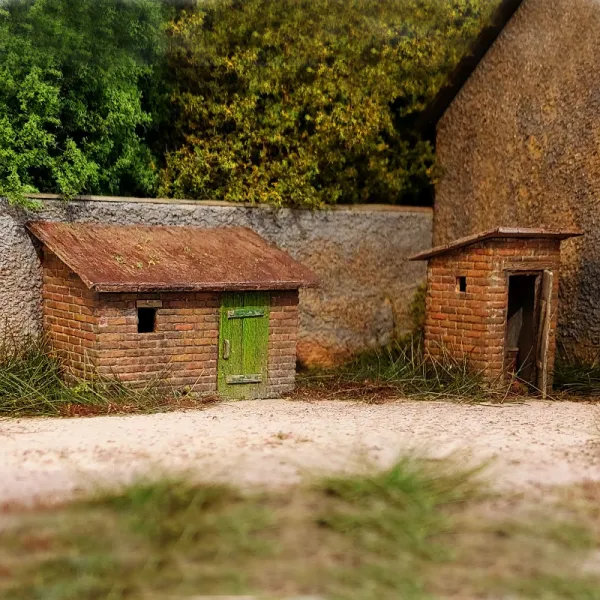 Garden Shed and Outhouse N gauge 96529