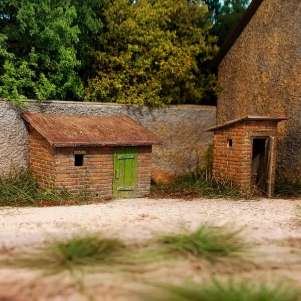 Garden Shed and Outhouse N gauge 96529