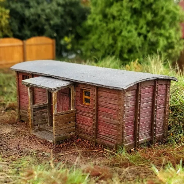 Old Wooden Wagon Cottage Shed  N gauge 96532