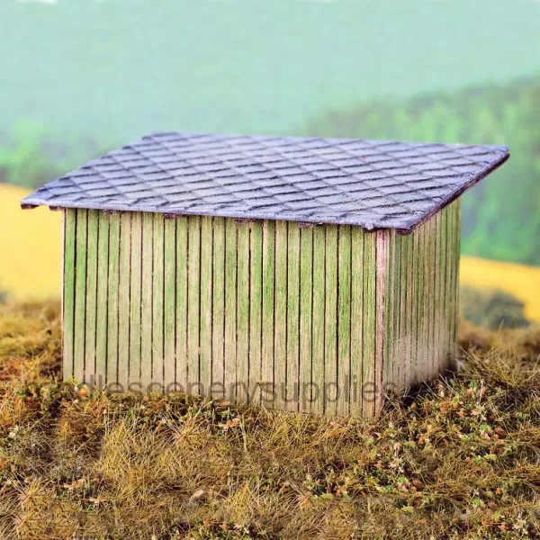 Bus Shelter wood built OO