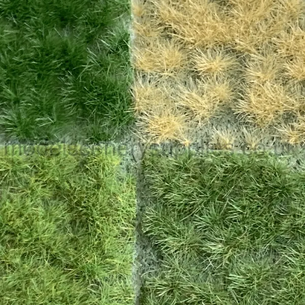 Grass tufts on a Sheet Mixed Pack