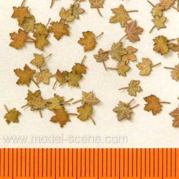 Scale Model Maple Leaves 1:45 Yellow