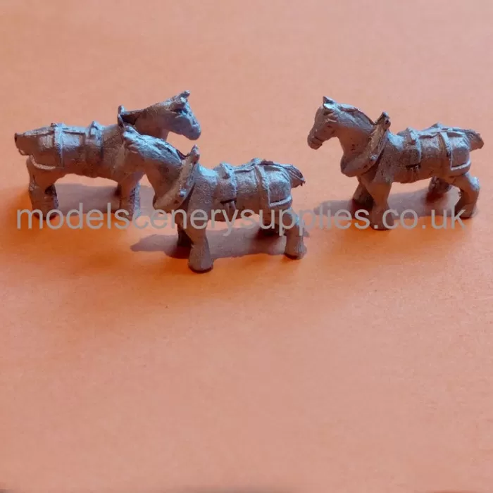 Shire Horses N gauge