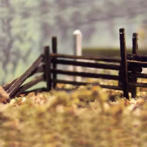 Log Fence N gauge OMK 3082