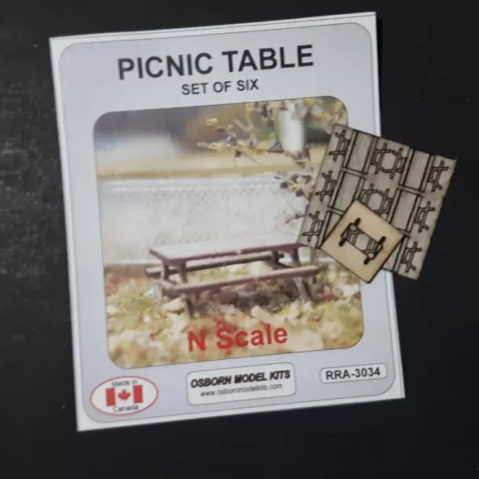 Picnic Tables  N gauge OMK 3034