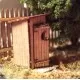 Outhouse outside toilet N gauge x2 OMK 3042