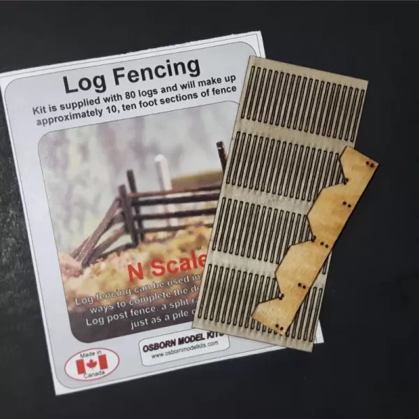 Log Fence N gauge OMK 3082