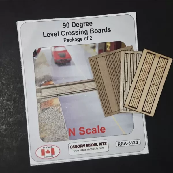 Wooden Level Crossing N gauge OMK 3120