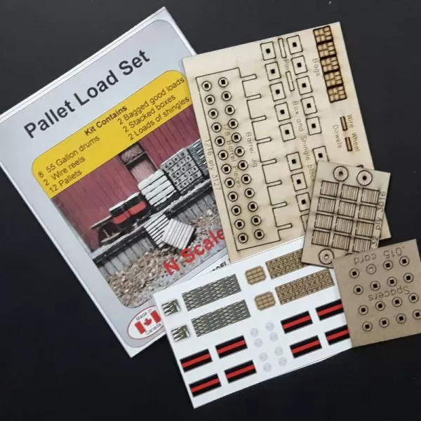 Pallets, Barrels and Loads N gauge OMK 3127