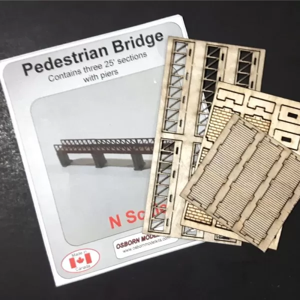 Footbridge N gauge OMK 3133