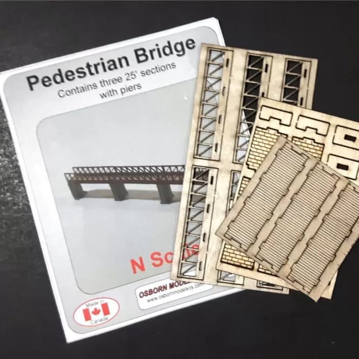 Footbridge N gauge OMK 3133