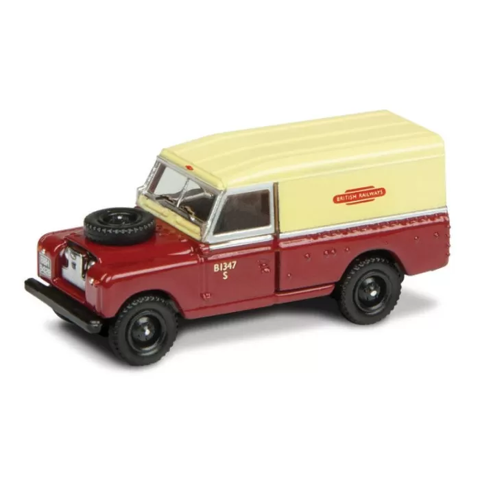 Land Rover Series 2 LWB Hard Top British Rail TT 1:120 Scale  Oxford Diecast 120LAN2001