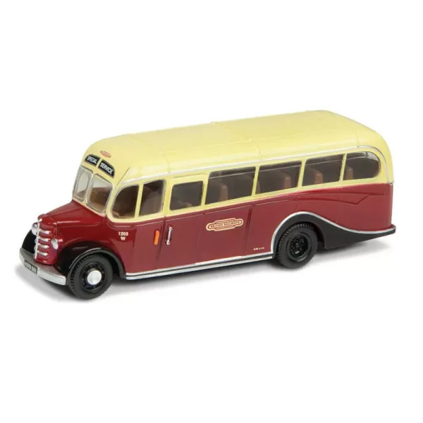 Bedford OB Coach British Rail  TT 1:120 Scale  Oxford Diecast 120OB001