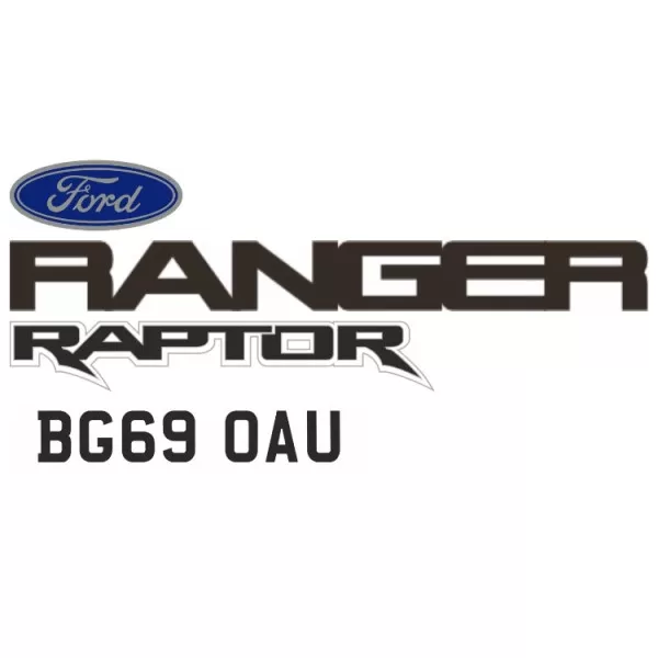 Ford Ranger Raptor Agate Black Metallic OO 76FR001