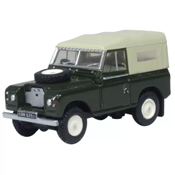 Land Rover Series 2A SWB Canvas Bronze Green OO 76LR2AS005