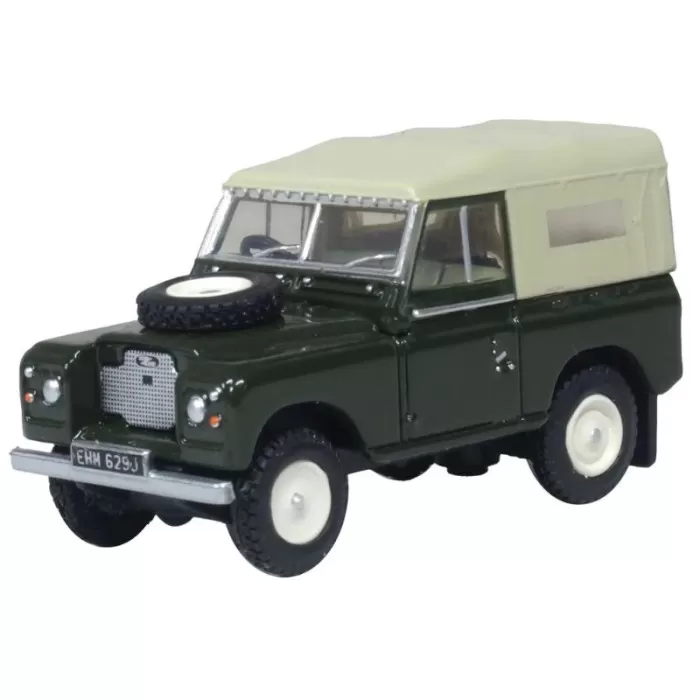 Land Rover Series 2A SWB Canvas Bronze Green OO 76LR2AS005