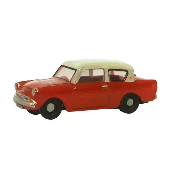 Ford Anglia Maroon/Cream N gauge N105001