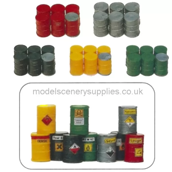 Metal Drums OO Preiser 17010