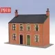 Victorian Low Relief Semi-Detached House Fronts  Peco LK-206