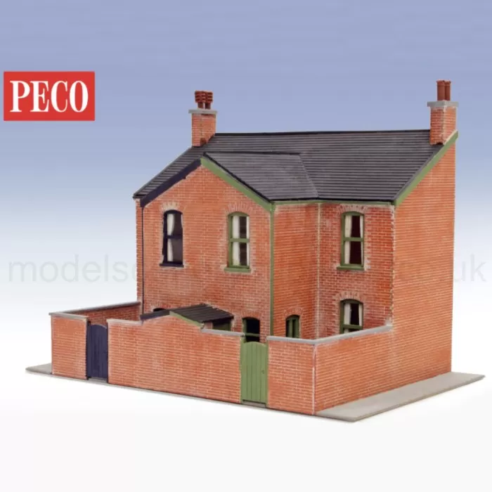 Victorian Low Relief Semi-Detached House Backs  Peco LK-207