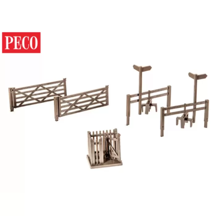 Field Fencing Flexible with Gates and Stile TT gauge Peco LK12118