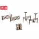 Field Fencing Flexible with Gates and Stile TT gauge Peco LK12118