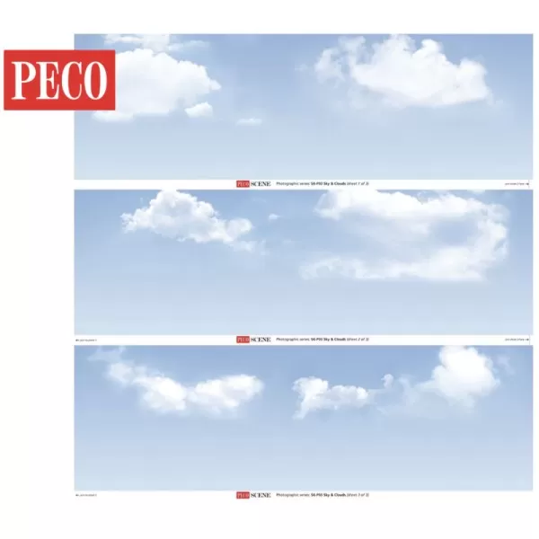 Backscene Sky and Clouds Peco SK-P03