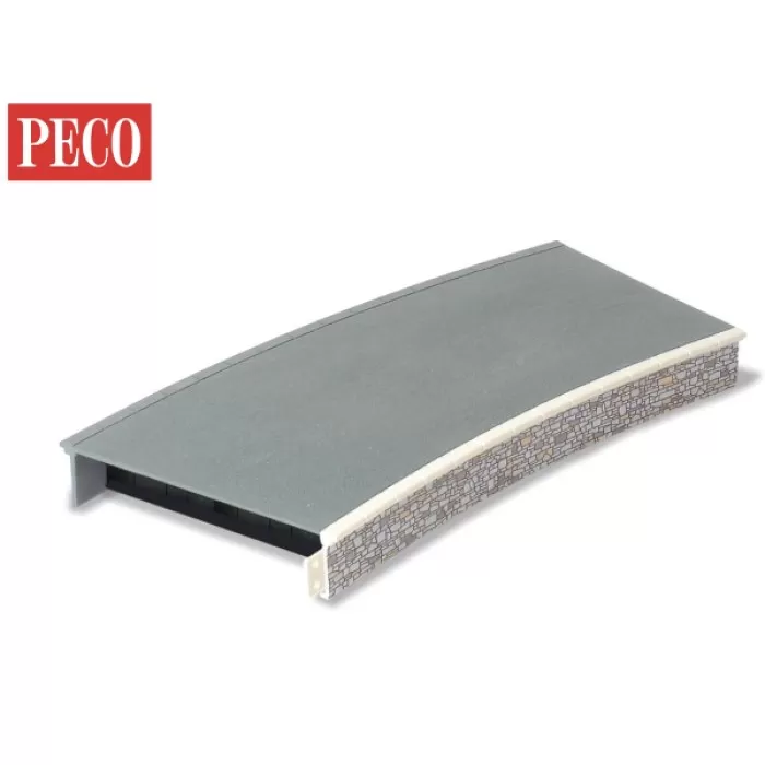  Platform Curved in Stone OO Peco ST-293